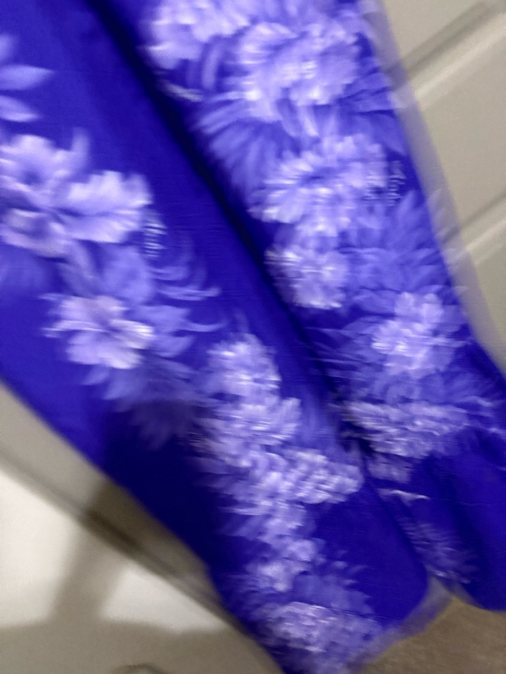 Purple Floral Hawaiian Aloha Dress - Picture 2 of 4